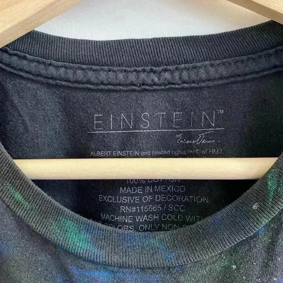Einstein T-Shirt XL black - Picture 3 of 6